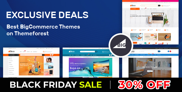 Exclusive BigCommerce Themes on Themeforest