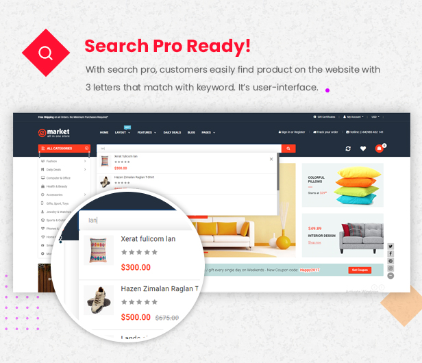 eMarket - Multipurpose Stencil Responsive BigCommerce Theme