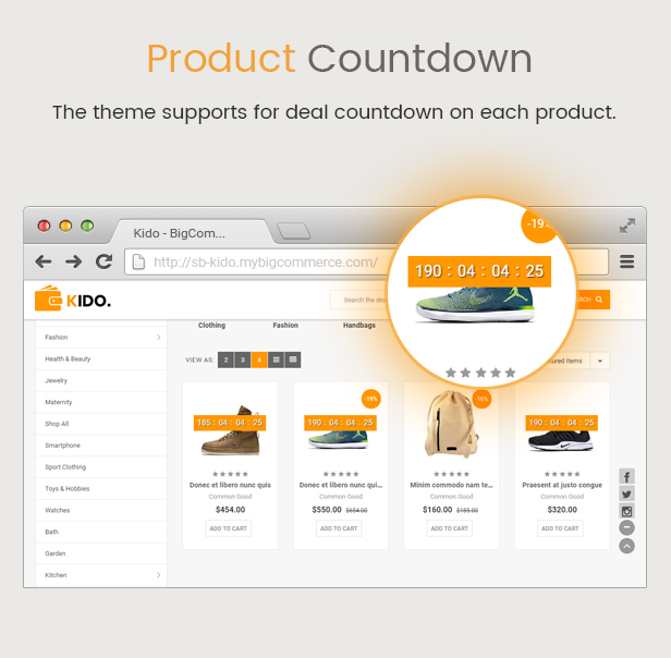 kido - Multipurpose Stencil Responsive BigCommerce Theme