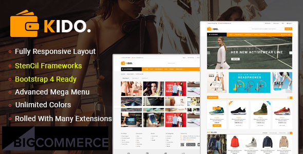 Kido - Multipurpose Stencil BigCommerce Theme & Google AMP Ready