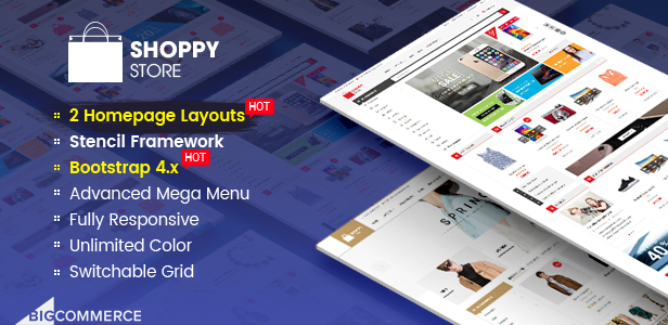 ShoppyStore - Multipurpose Stencil BigCommerce Theme & Google AMP Ready