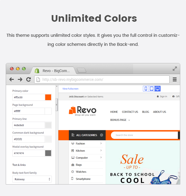 Revo - Multipurpose Stencil Responsive BigCommerce Theme