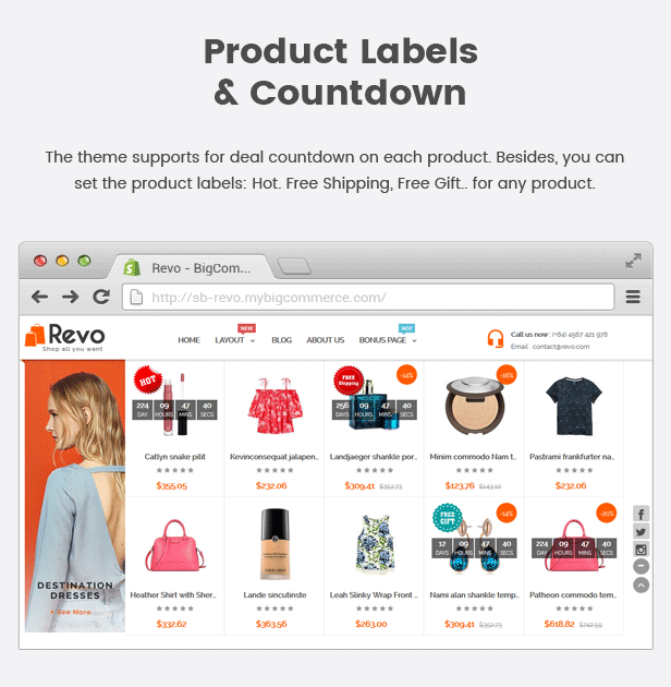 Revo - Multipurpose Stencil Responsive BigCommerce Theme