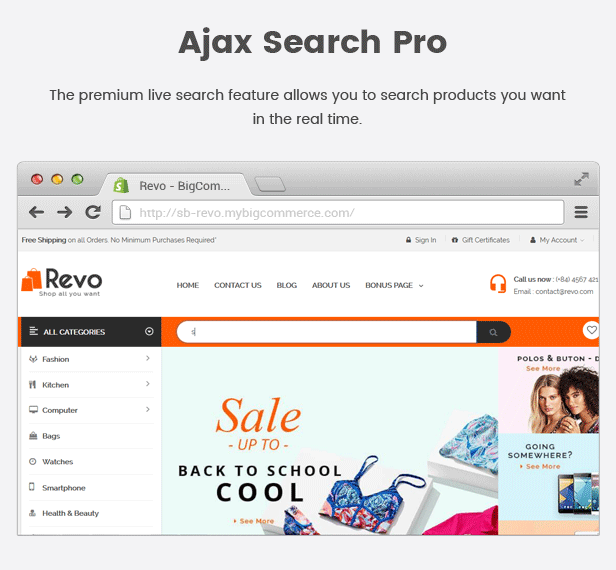 Revo - Multipurpose Stencil Responsive BigCommerce Theme