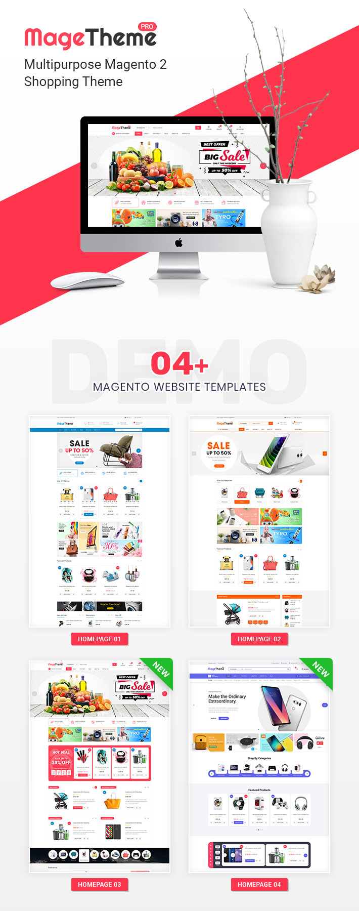 MageThemePRO - Responsive Magento 2 Shopping Template - 5