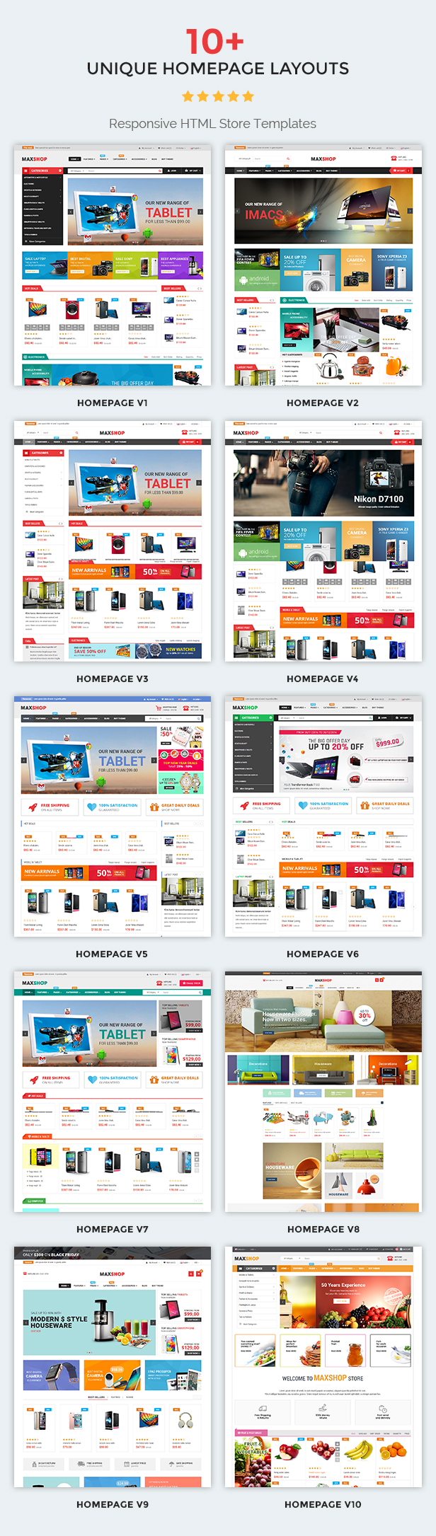 MaxShop - Homepage