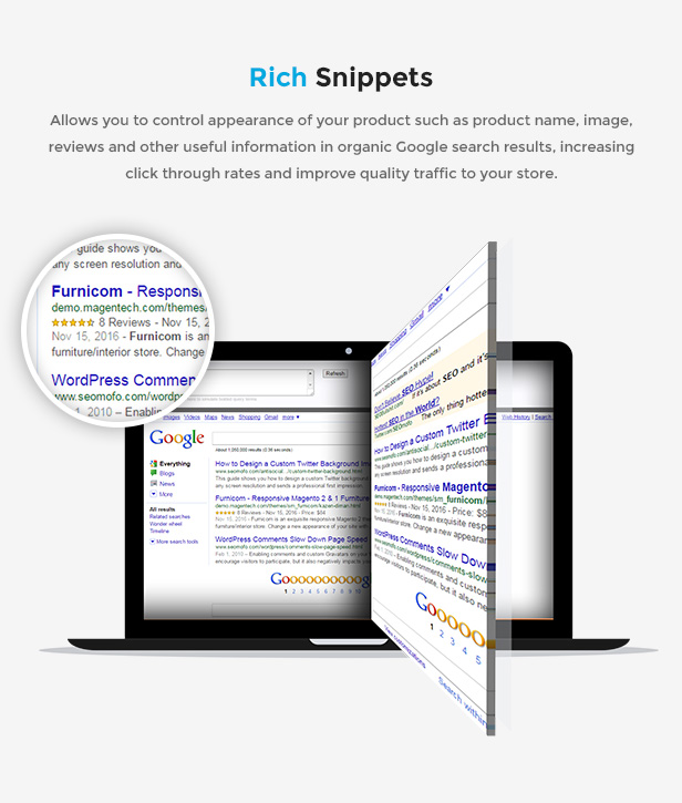 Responsive Magento 2.0 Theme - Rich snippets