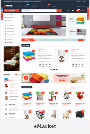 eMarket - Responsive & Multipurpose Sectioned Drag & Drop Shopify Theme