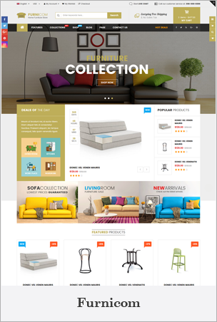 Furnicom - Responsive Drag & Drop Shopify Furniture Theme