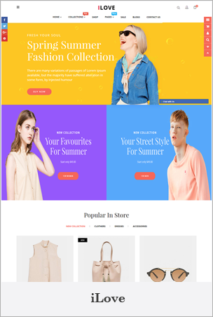 iLove - Highly Creative Responsive Shopify Theme