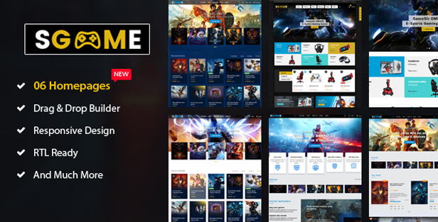 SGame - Game, Game Store Shopify Theme