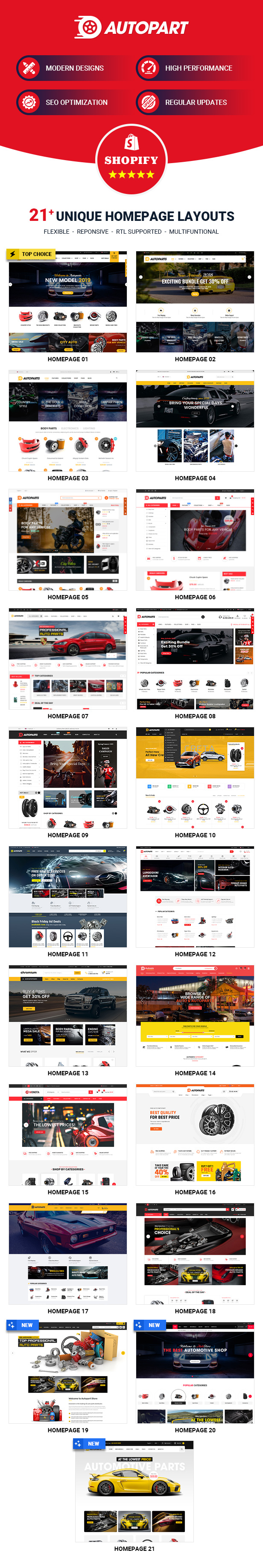 AutoParts -  Multipurpose Responsive Fashion  Shopify Theme with Sections