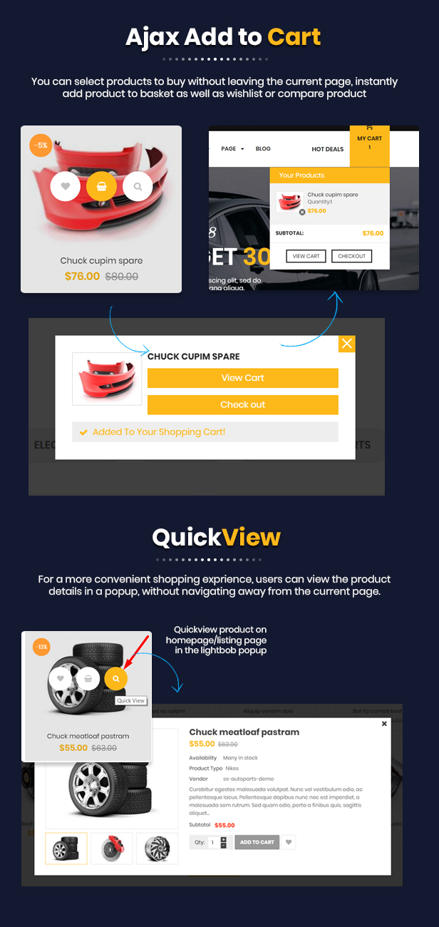 AutoParts -  Multipurpose Responsive Fashion  Shopify Theme with Sections