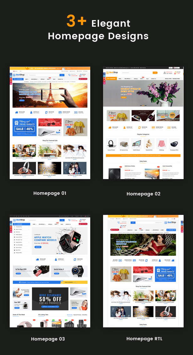 BestShop -  Multipurpose Responsive Shopify Theme with Sections