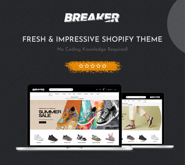 Breaker - Responsive Section Drag & Drop Shopify Theme
