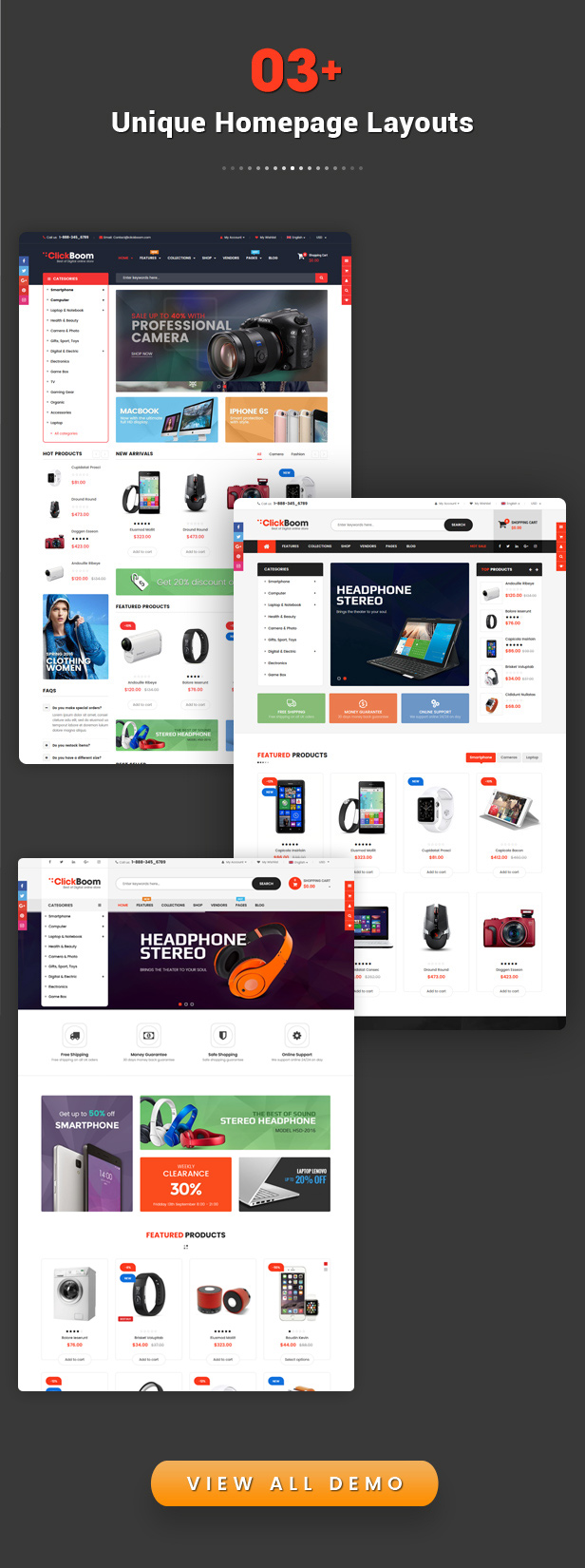 ClickBoom - Responsive Multipurpose Shopify Theme Sections Ready