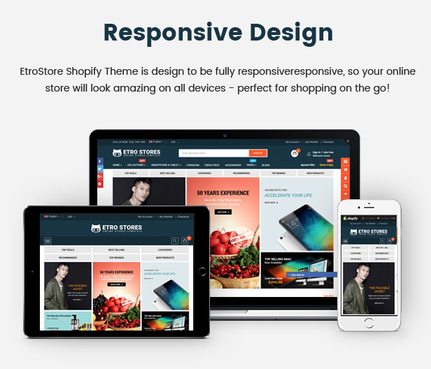 EtroStore - Multipurpose Responsive Shopify Theme