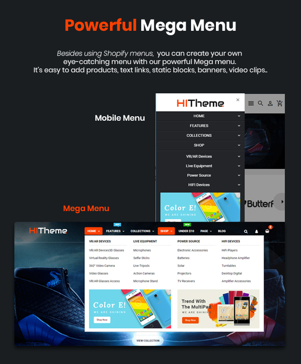 HiTheme -  Multipurpose Responsive Shopify Theme with Sections