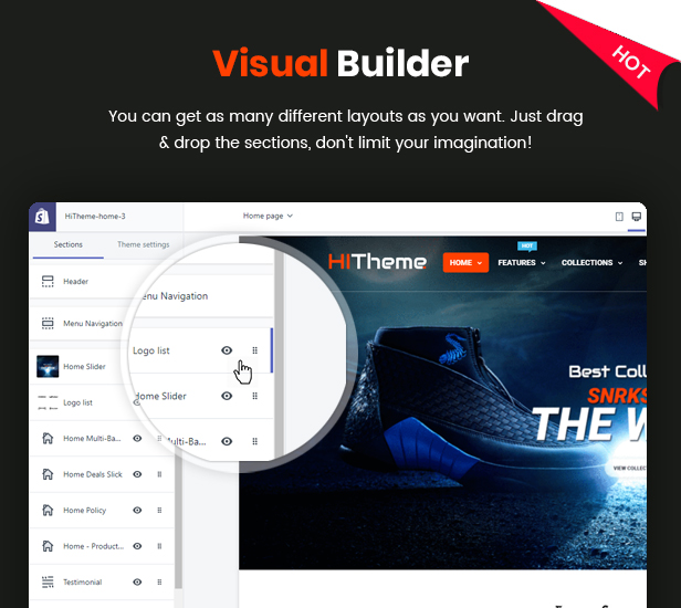 HiTheme -  Multipurpose Responsive Shopify Theme with Sections