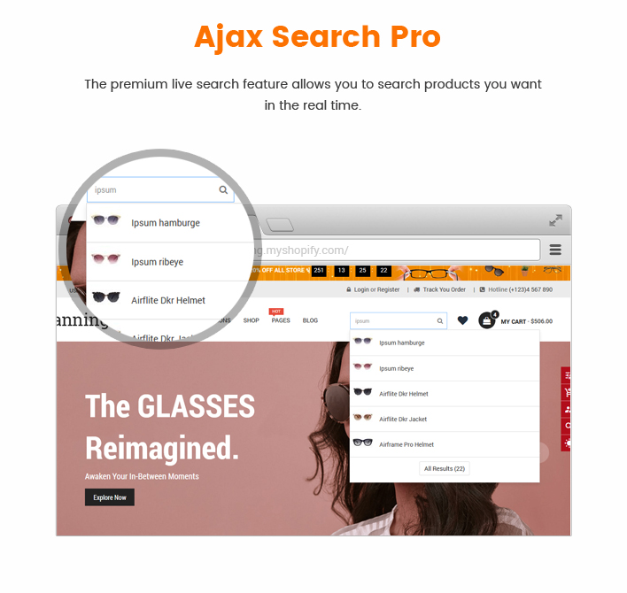 Ss Manning - Multipurpose Sections Glasses Shopify Theme