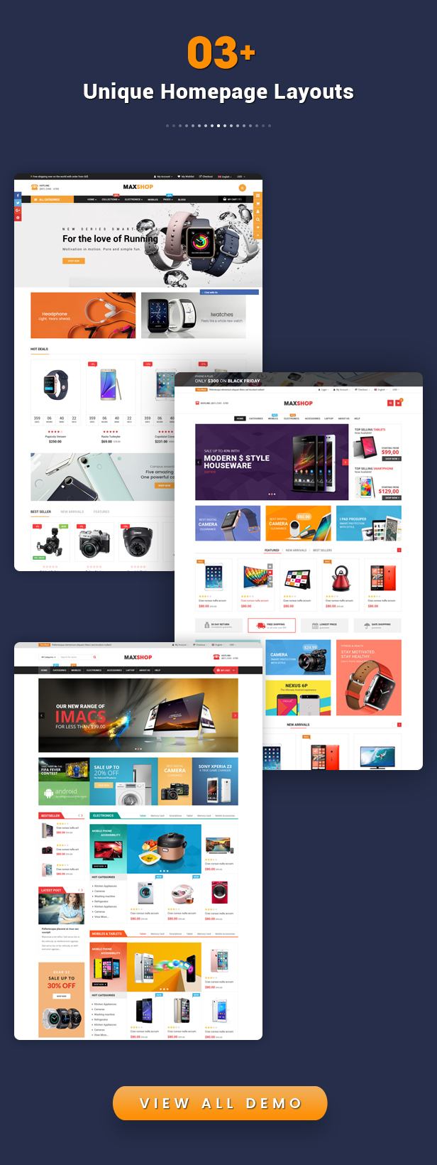 Maxshop - Best Drag & Drop Shopify Theme for Online Store