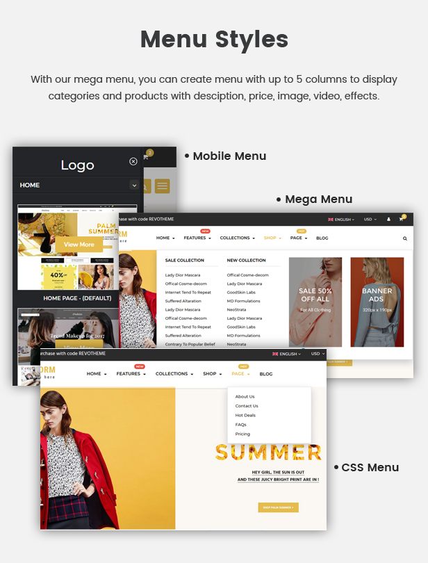 RedStorm - Creative Drag & Drop Sectioned Responsive Shopify Theme