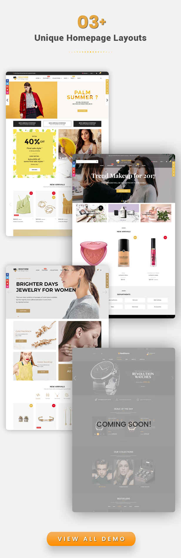 RedStorm - Creative Drag & Drop Sectioned Responsive Shopify Theme