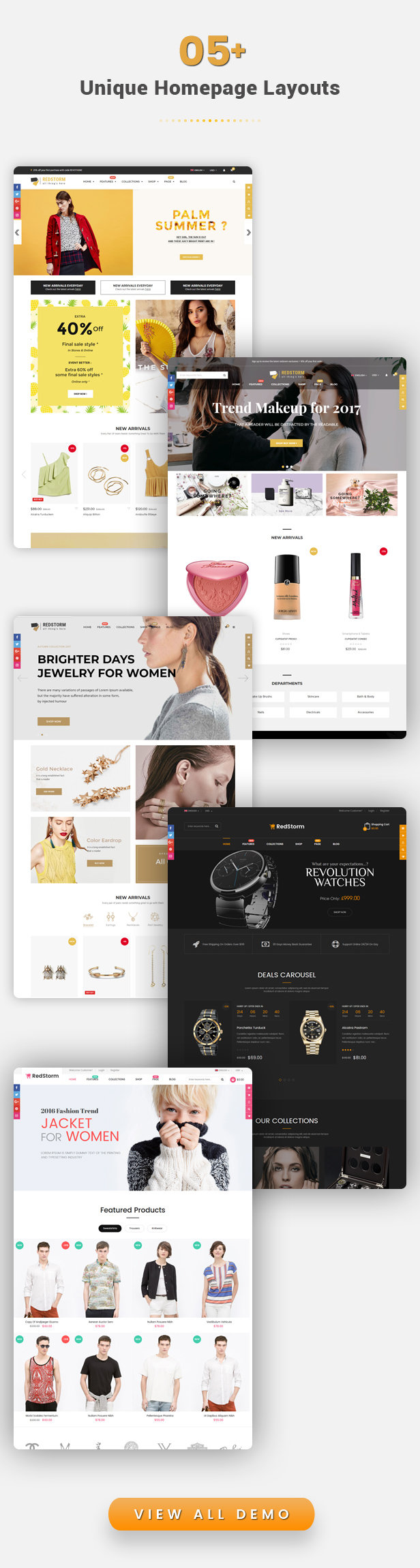 RedStorm - Creative Drag & Drop Sectioned Responsive Shopify Theme