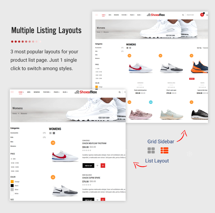 Ss ShoesMax - Minimal Shoes Shopify Sections Theme