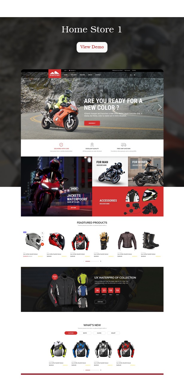 SportStore - Multipurpose Drag & Drop Sectioned Shopify Theme