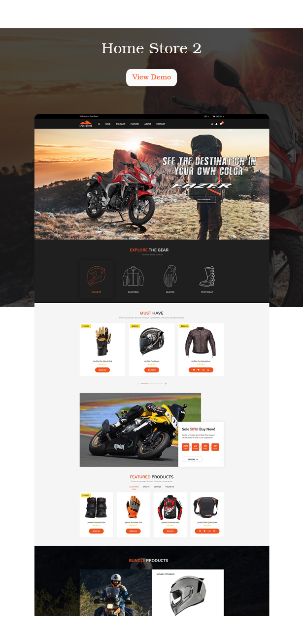 SportStore - Multipurpose Drag & Drop Sectioned Shopify Theme