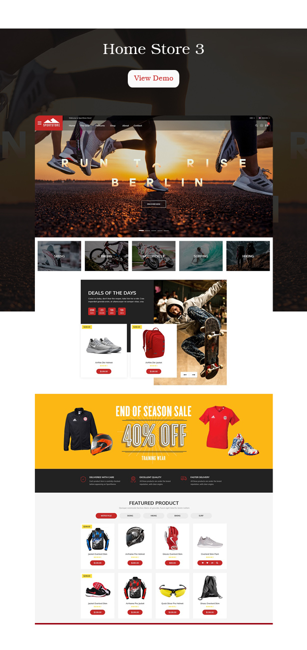 SportStore - Multipurpose Drag & Drop Sectioned Shopify Theme