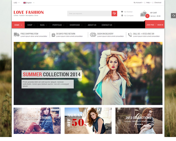 Love Fashion - Homepage