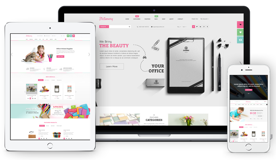 Stationery- Fully Responsive