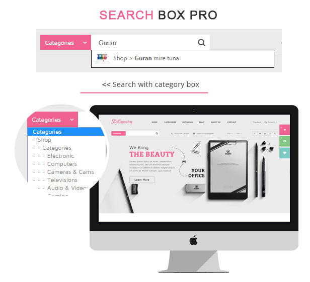 Stationery - Search box pro