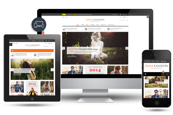 Zana- Fully Responsive