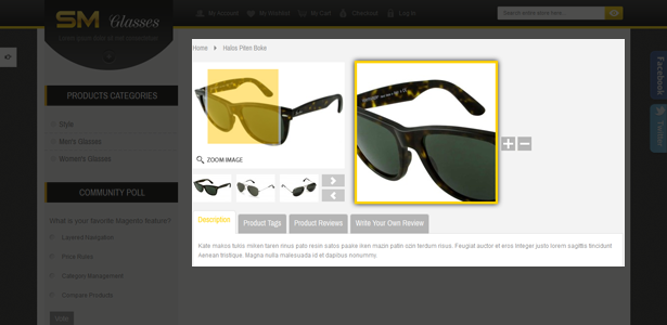 SM Glasses Responsive Magento Theme - 9