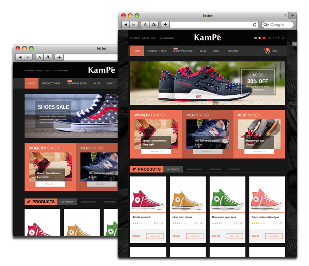 SM Kampe - Boxed and Wide layout