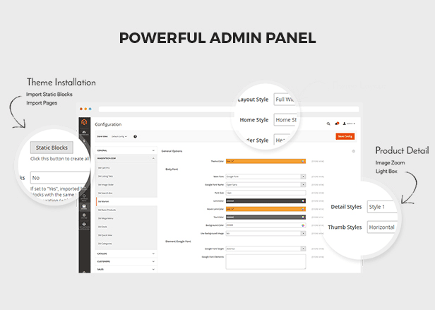 Infinity - admin panel