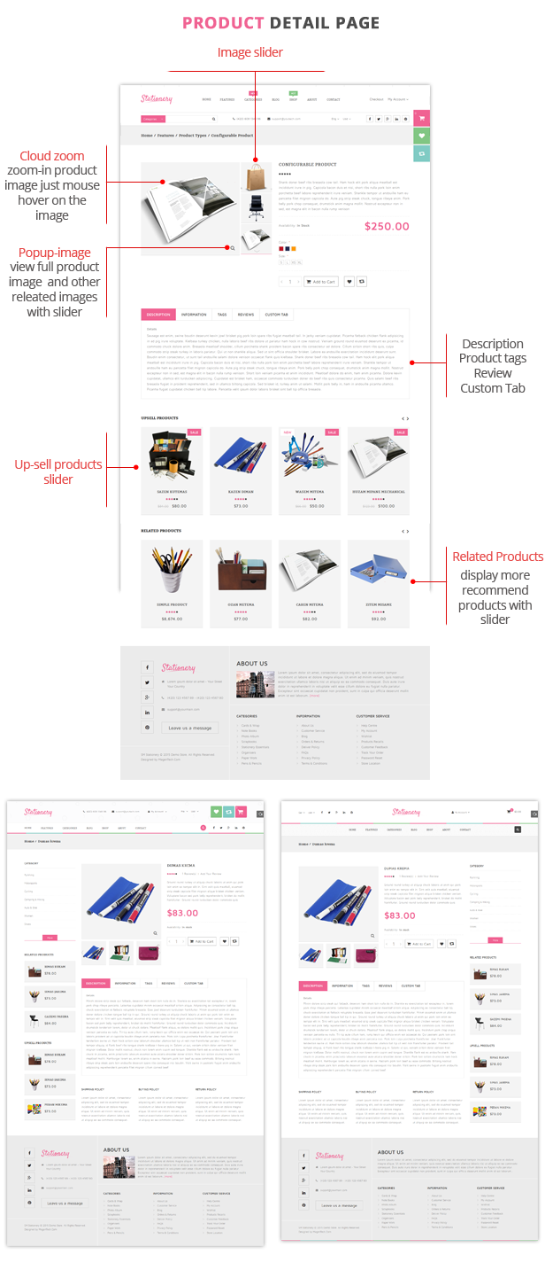 Stationery- Product Page