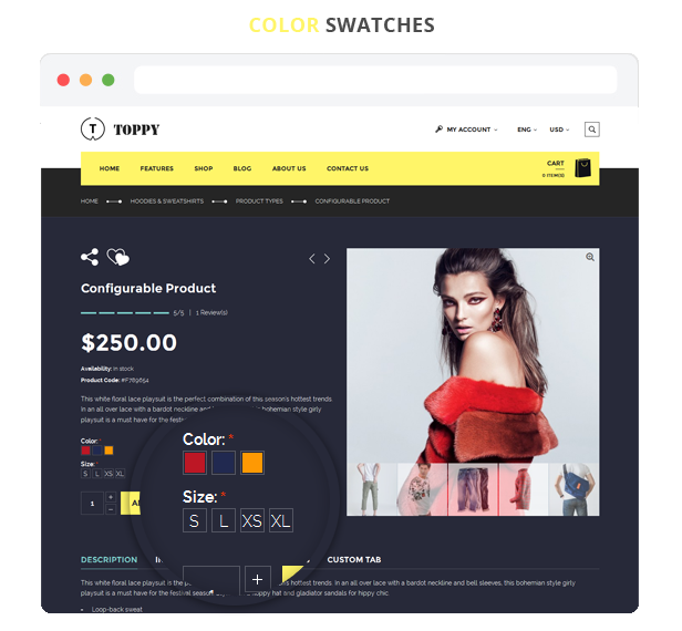 Toppy - Color Swatches