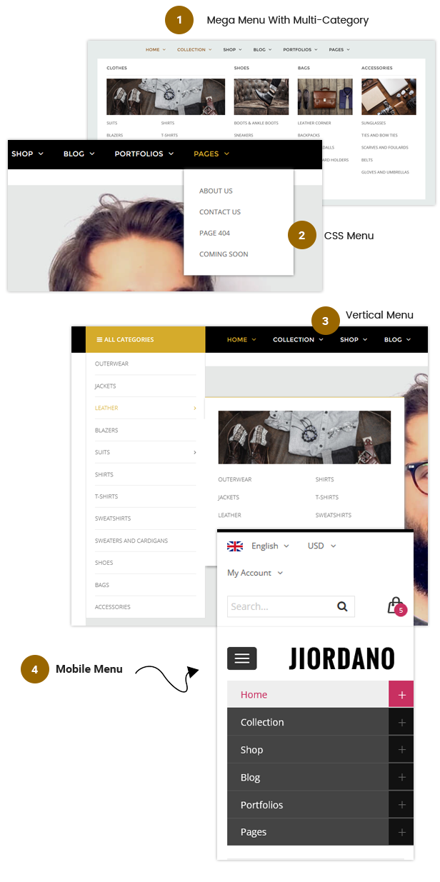 Jiordano – Responsive Fashion WooCommerce WordPress Theme