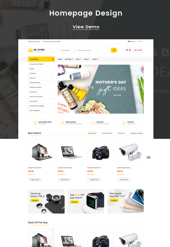 Sj BeStore - Multipurpose Joomla eCommerce Template