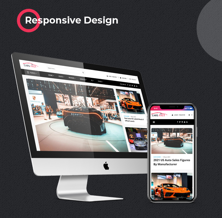 Sj CarsFast - Responsive Cars News Joomla Template