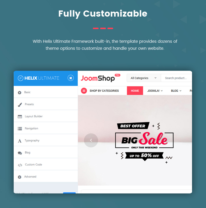 Sj JoomShop - Stunning Joomla JoomShopping Template