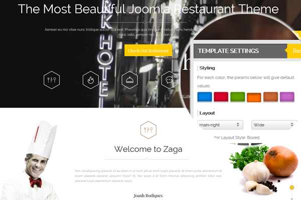 Zaga - 6 color presets