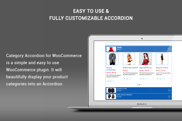 Categories Accordion WooCommercre WordPress Plugin - 1
