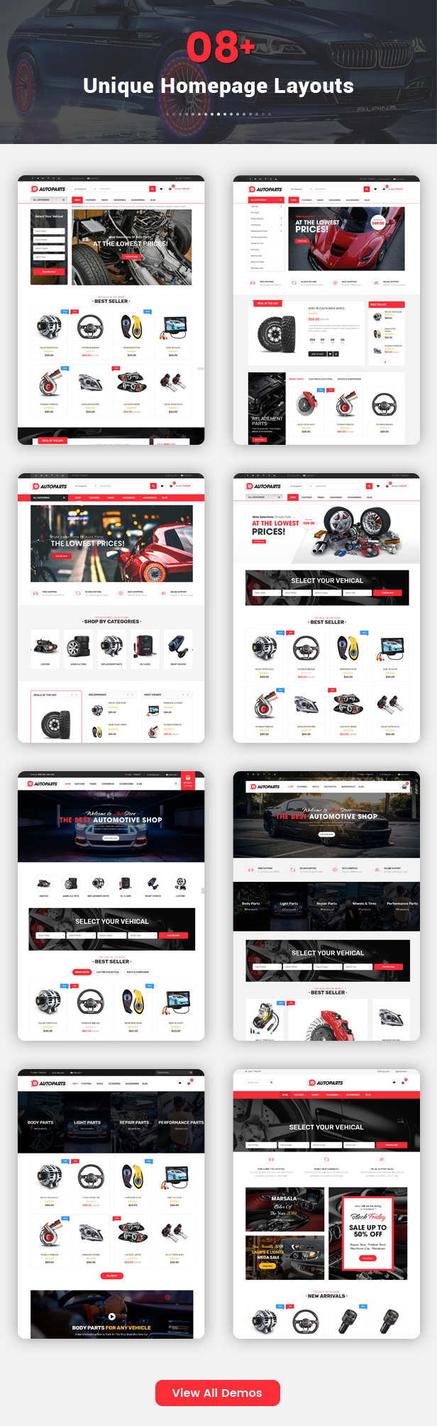AutoParts  - Auto Parts, Tools, Equipments and Accessories Store HTML Template