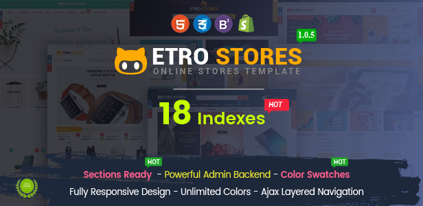 EtroStore - Responsive & Multi-Purpose HTML5 Template - 3