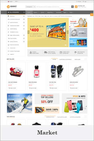 Market - Multipurpose eCommerce HTML Template